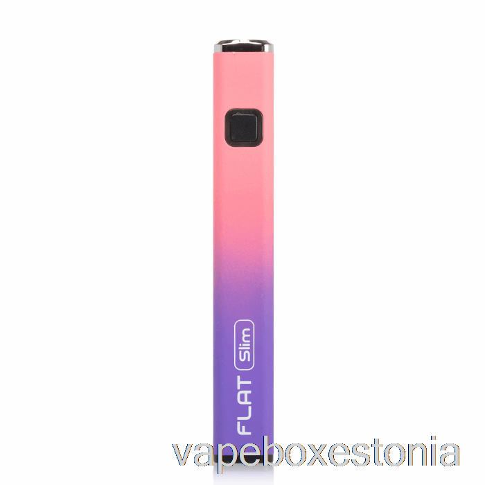 Vape Box Estonia Yocan Flat Slim 350mah Aku Lilla Roosa